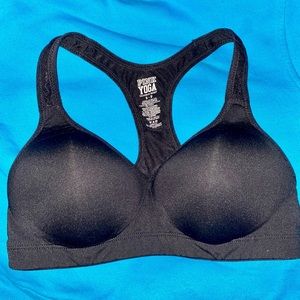 Victorias Secret. Black PINK Yoga SMALL push-up.